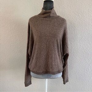 Express Lightweight Turtleneck Sweater – Brown, Size S/M - NWOT